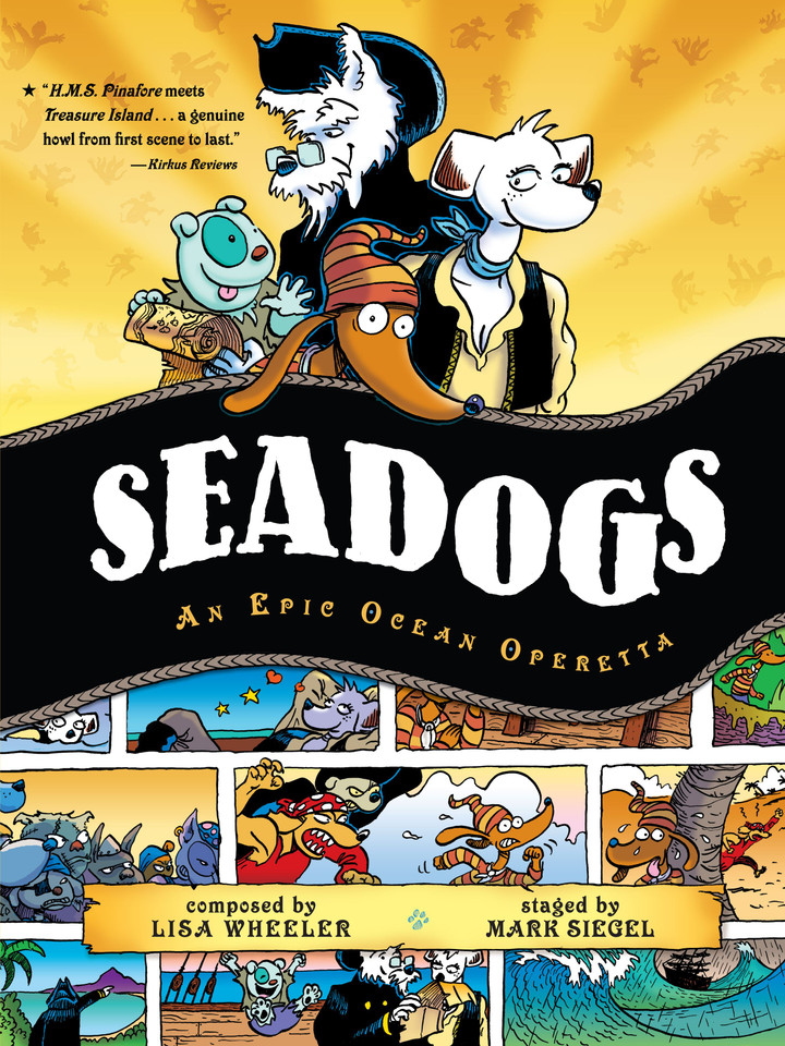 Seadogs: An Epic Ocean Operetta book cover by Lisa Wheeler