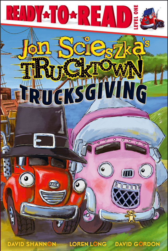 Trucksgiving: Ready-to-Read Level 1 (Jon Scieszka's Trucktown) book cover by Jon Scieszka