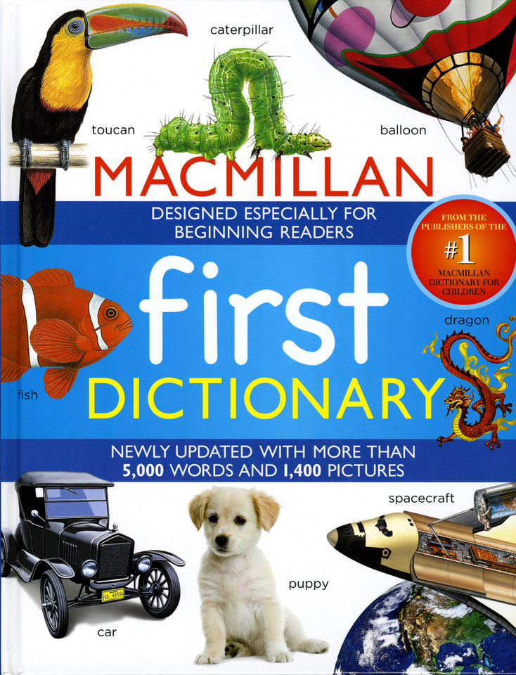 Macmillan First Dictionary book cover by Simon & Schuster