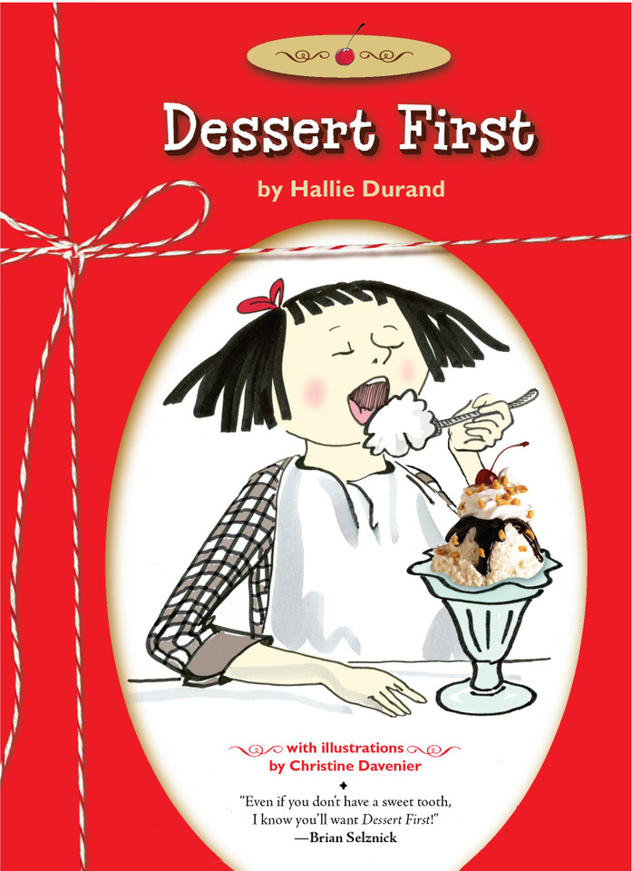 Dessert First book cover by Hallie Durand