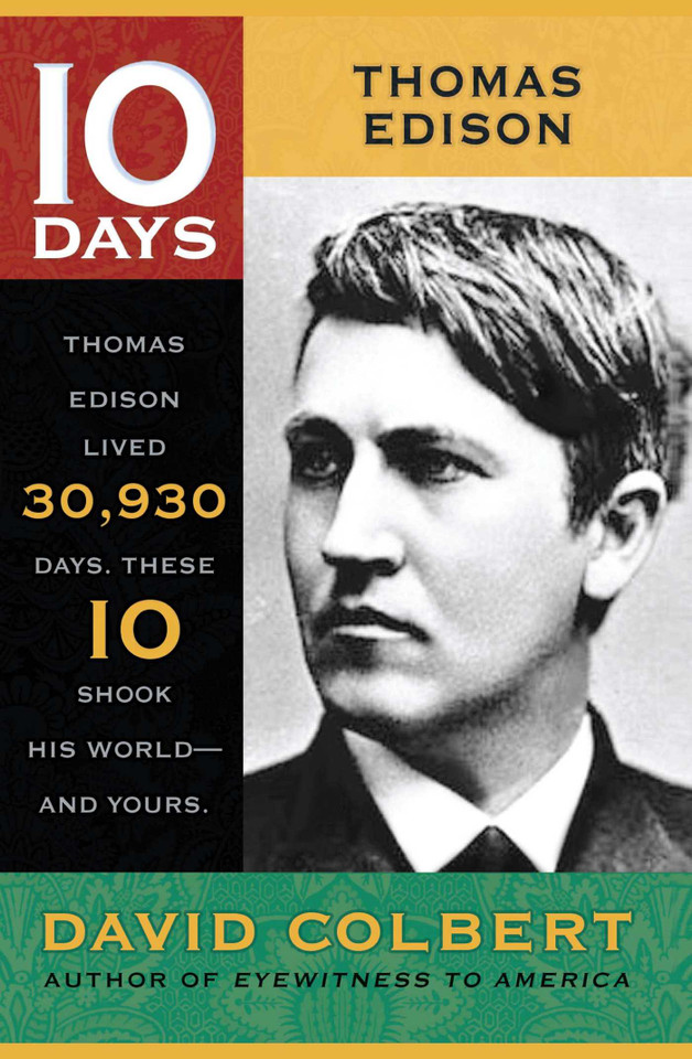 Thomas Edison (10 Days) book cover by David Colbert