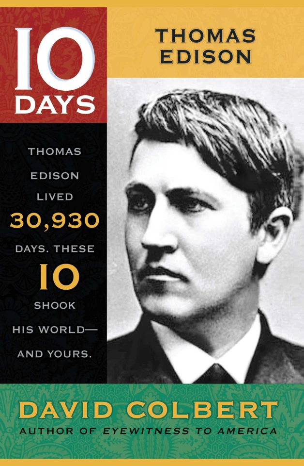 Thomas Edison (10 Days) book cover by David Colbert