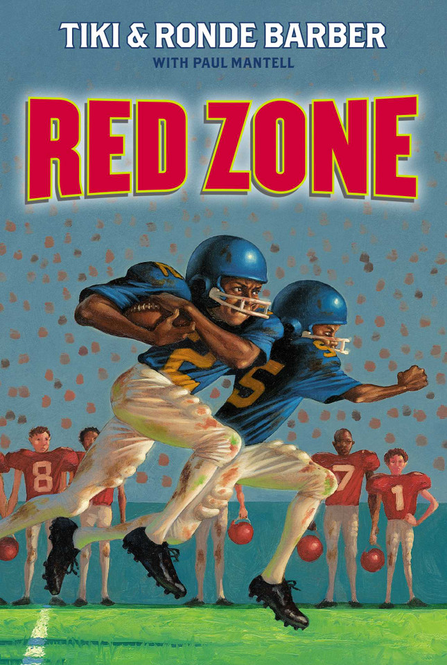Red Zone (Barber Game Time Books) book cover by Tiki Barber, Ronde Barber