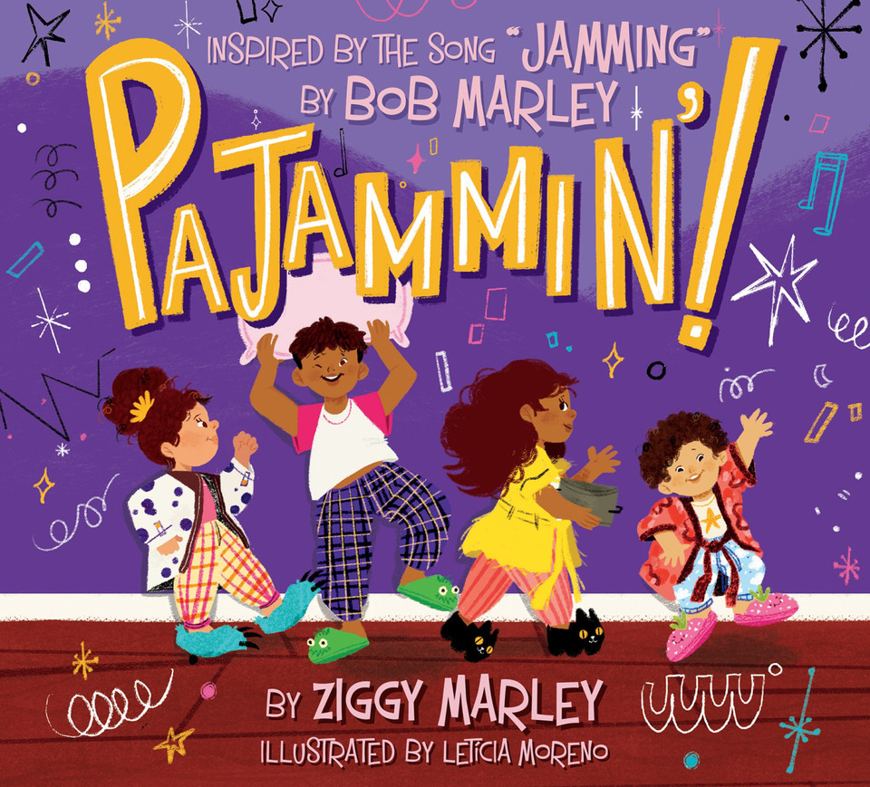 Pajammin' book cover by Ziggy Marley