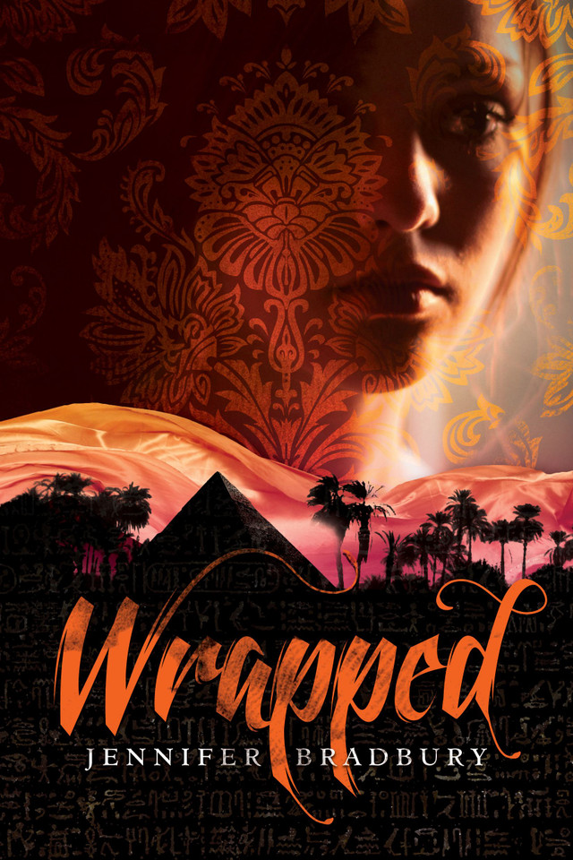 Wrapped book cover by Jennifer Bradbury