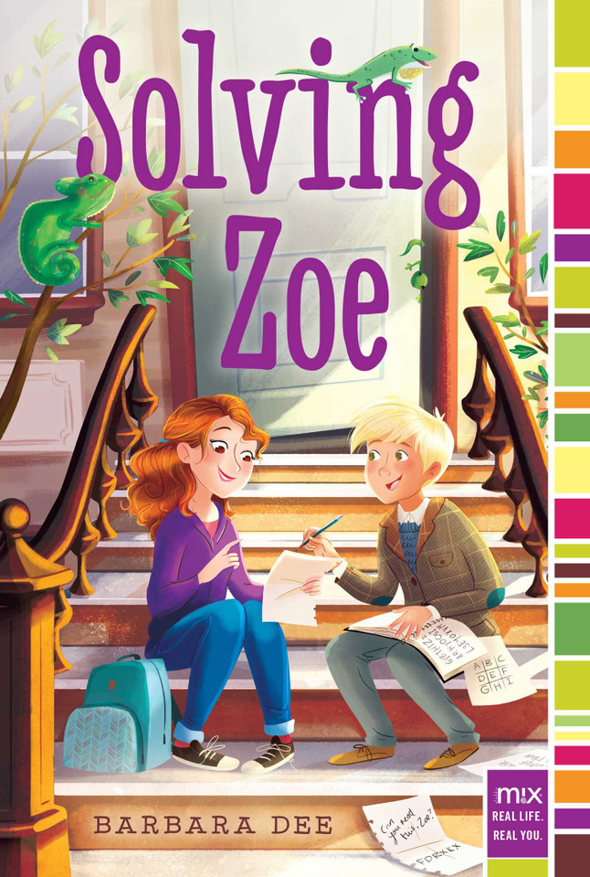 Solving Zoe (mix) book cover by Barbara Dee