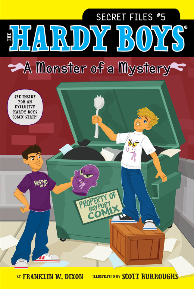 A Monster of a Mystery (Hardy Boys: The Secret Files) book cover by Franklin W. Dixon