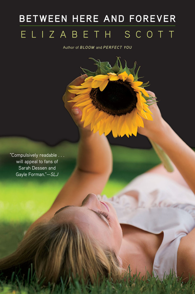 Between Here and Forever book cover by Elizabeth Scott