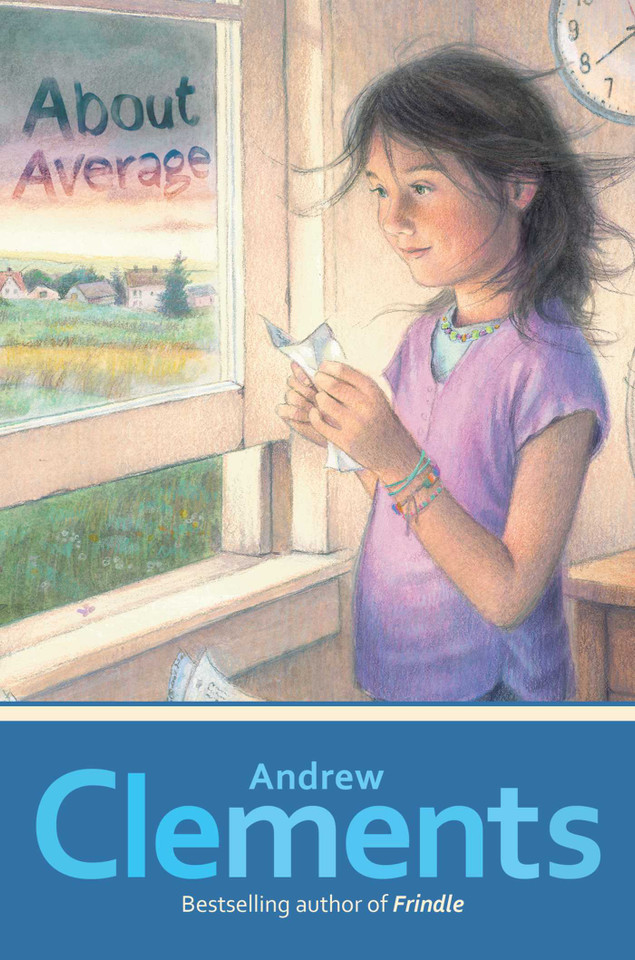 About Average book cover by Andrew Clements