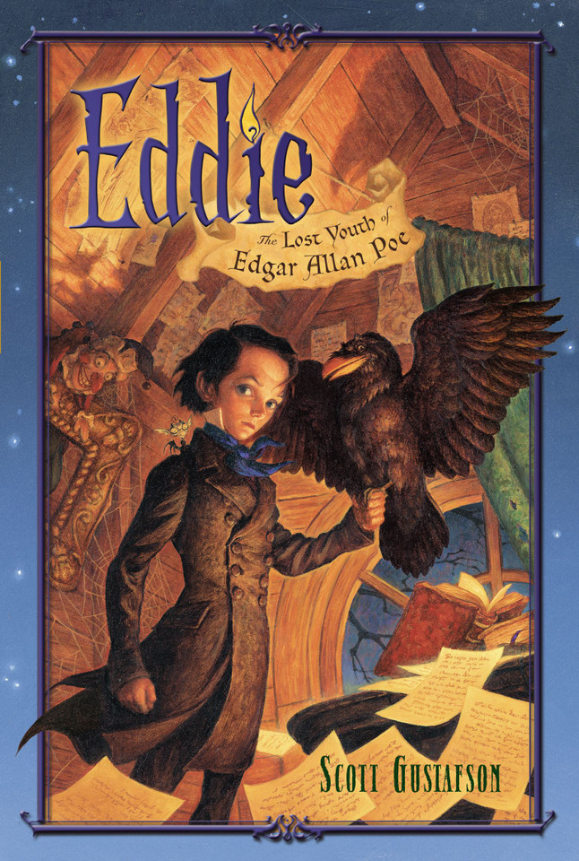 Eddie: The Lost Youth of Edgar Allan Poe book cover by Scott Gustafson