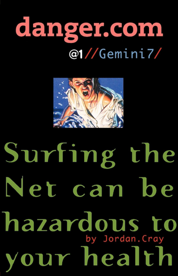 Gemini7 (danger.com) book cover by Jordan Cray