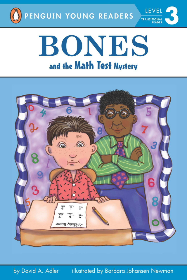 Bones and the Math Test Mystery (Bones) book cover by David A. Adler