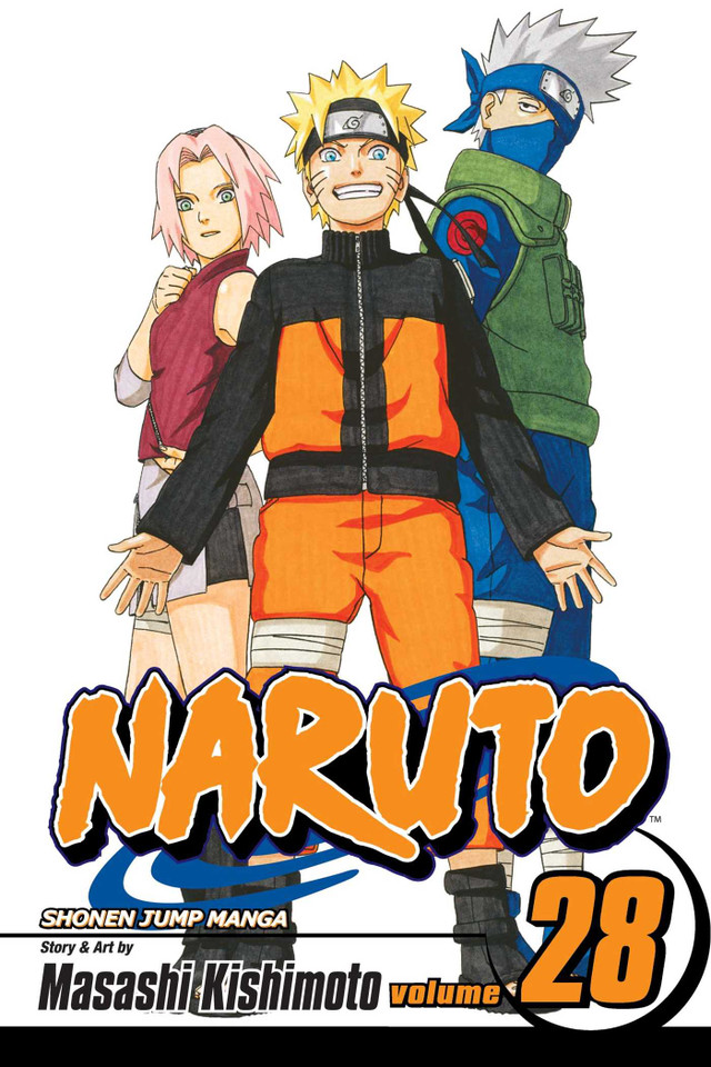 Naruto, Vol. 28 (Naruto) book cover by Masashi Kishimoto
