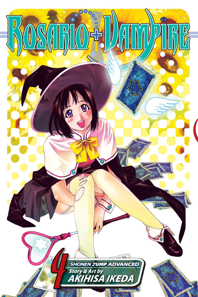 Rosario+Vampire, Vol. 4 (Rosario+Vampire) book cover by Akihisa Ikeda