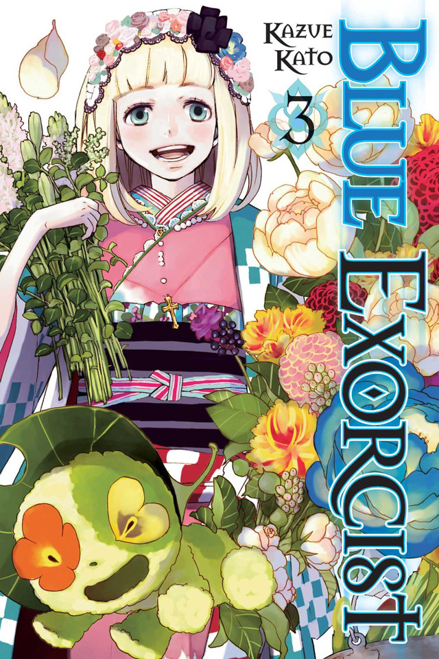 Blue Exorcist, Vol. 3 (Blue Exorcist) book cover by Kazue Kato