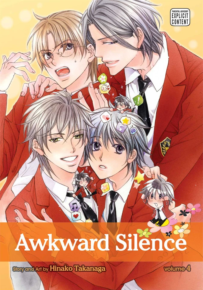 Awkward Silence, Vol. 4 (Awkward Silence) book cover by Hinako Takanaga