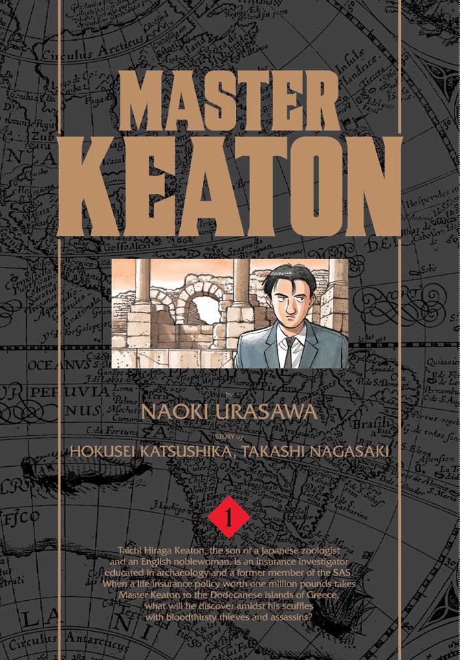 Master Keaton, Vol. 1 (Master Keaton) book cover by Naoki Urasawa, Takashi Nagasaki