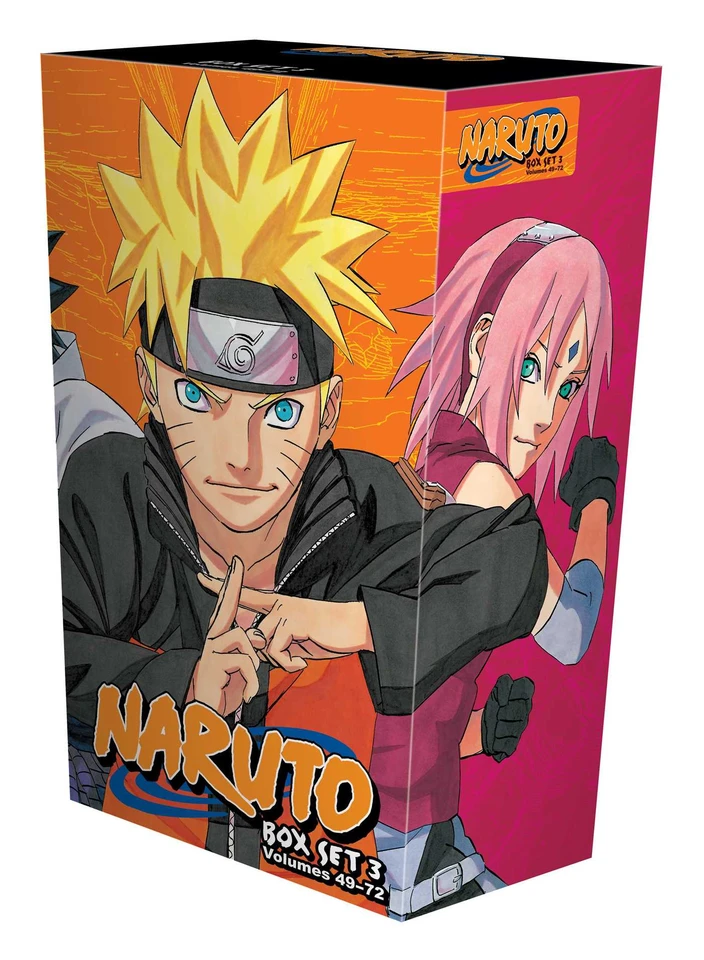 Naruto Box Set 3: Volumes 49-72 with Premium (Naruto Box Sets) book cover by Masashi Kishimoto