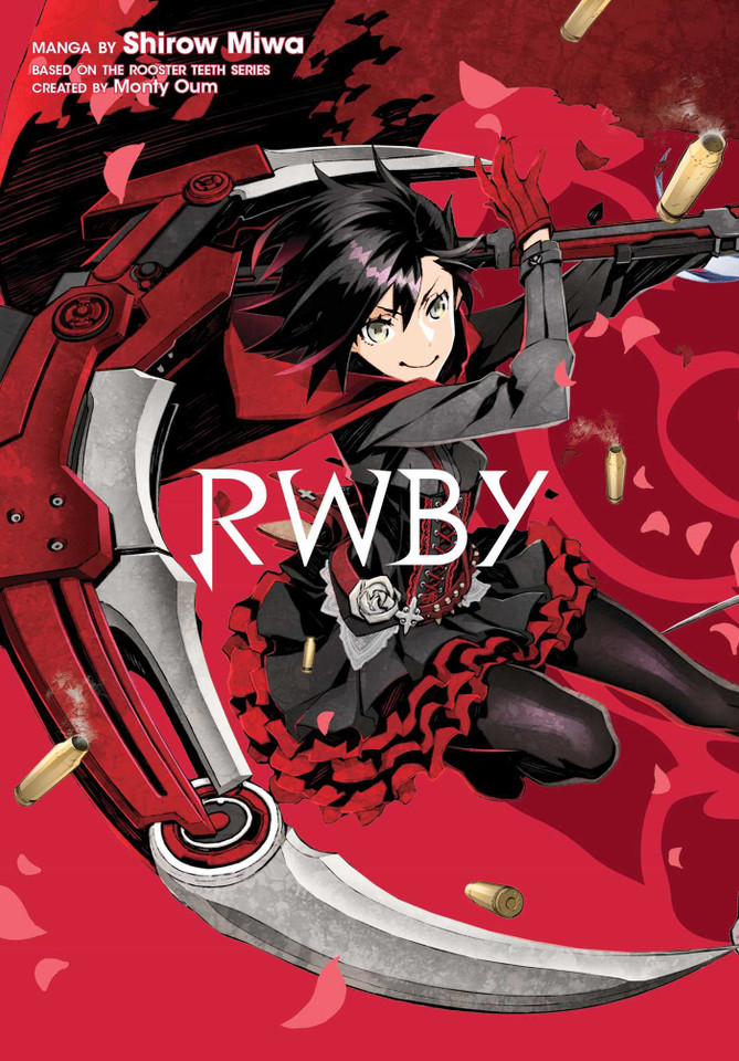 RWBY (RWBY) book cover by Rooster Teeth Productions, Monty Oum, Shirow Miwa