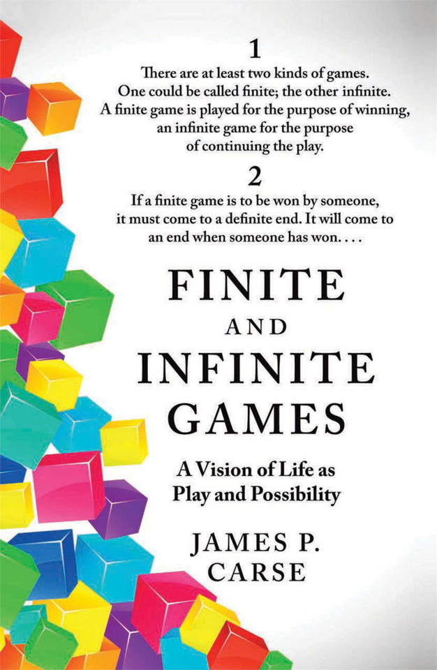 Finite and Infinite Games book cover by James Carse