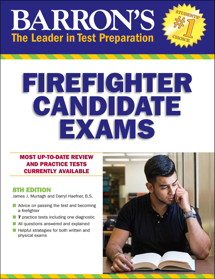 Firefighter Candidate Exams (Barron's Test Prep) book cover by James J. Murtagh, Darryl Haefner