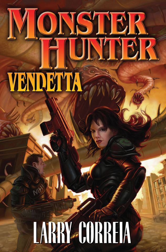 Monster Hunter Vendetta (Monster Hunter) book cover by Larry Correia