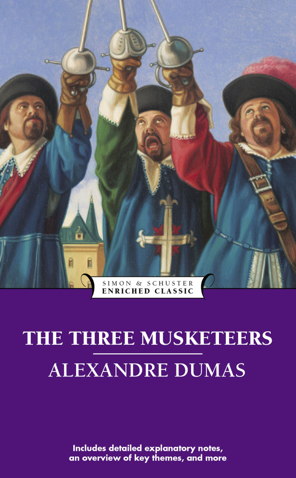 The Three Musketeers (Enriched Classics) book cover by Alexandre Dumas