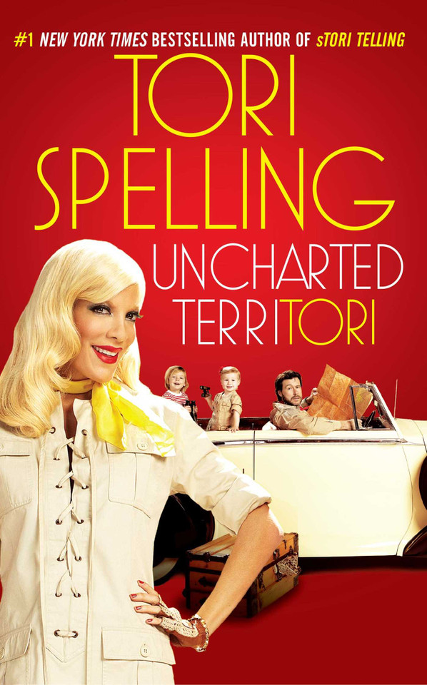 uncharted terriTORI book cover by Tori Spelling