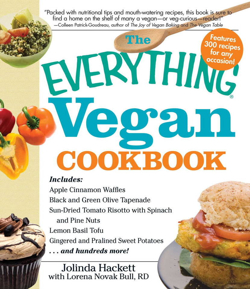 The Everything Vegan Cookbook (Everything® Series) book cover by Jolinda Hackett, Lorena Novak Bull