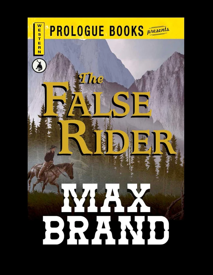 The False Rider book cover by Max Brand