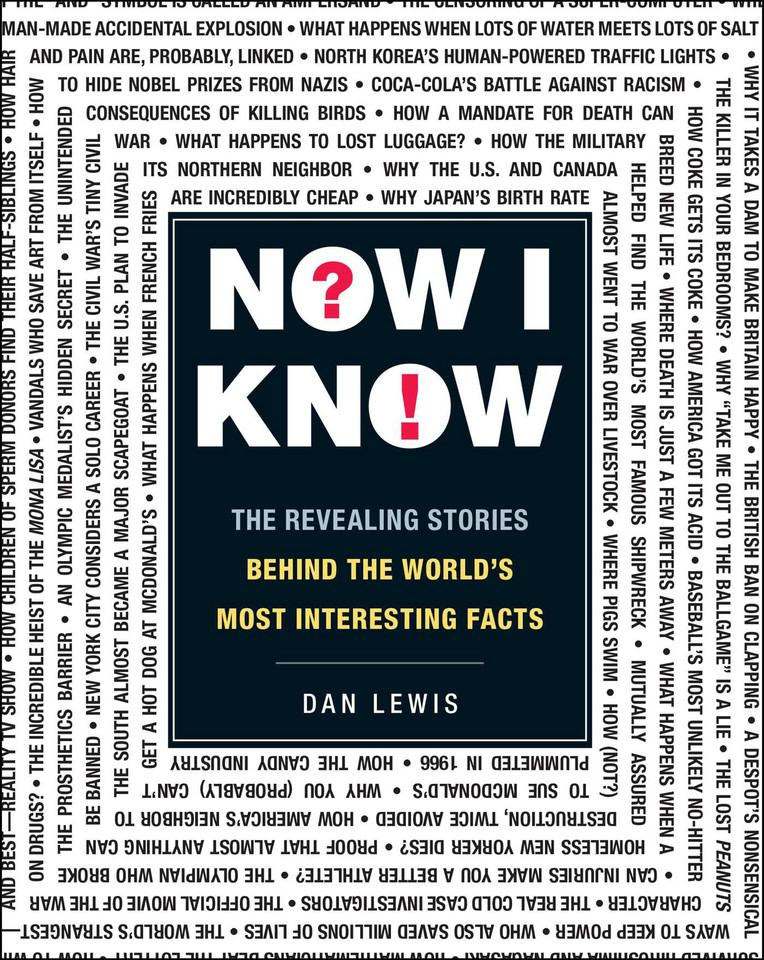 Now I Know: The Revealing Stories Behind the World's Most Interesting Facts (Now I Know Series) book cover by Dan Lewis