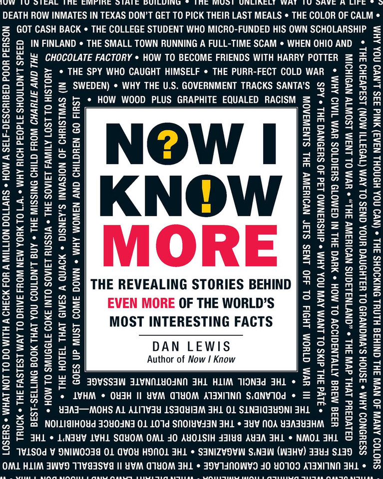 Now I Know More: The Revealing Stories Behind Even More of the World's Most Interesting Facts (Now I Know Series) book cover by Dan Lewis