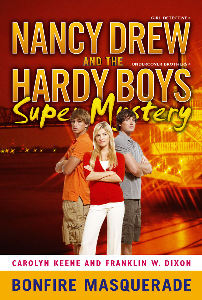 Bonfire Masquerade (Nancy Drew/Hardy Boys) book cover by Franklin W. Dixon, Carolyn Keene