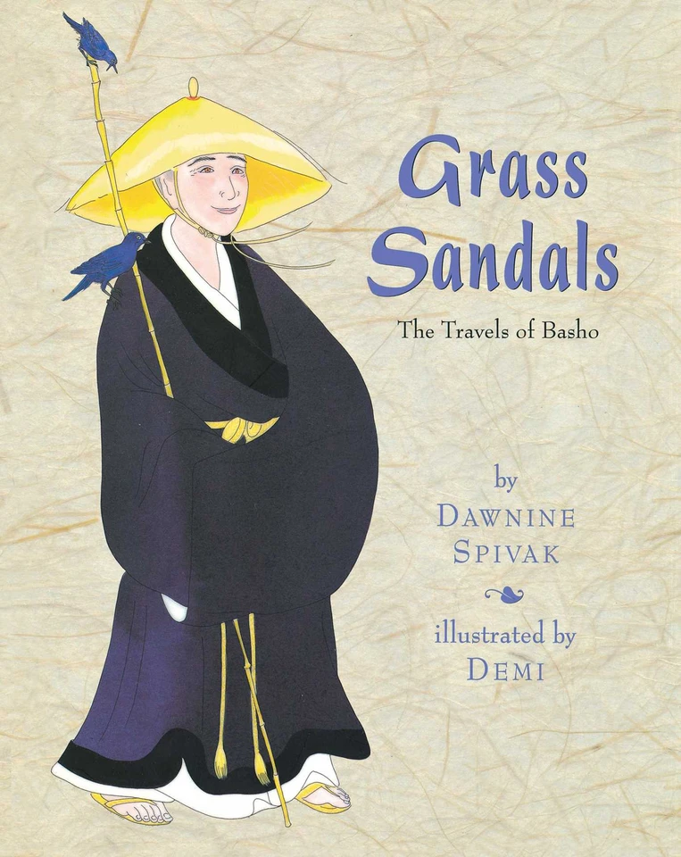 Grass Sandals: The Travels of Basho book cover by Dawnine Spivak