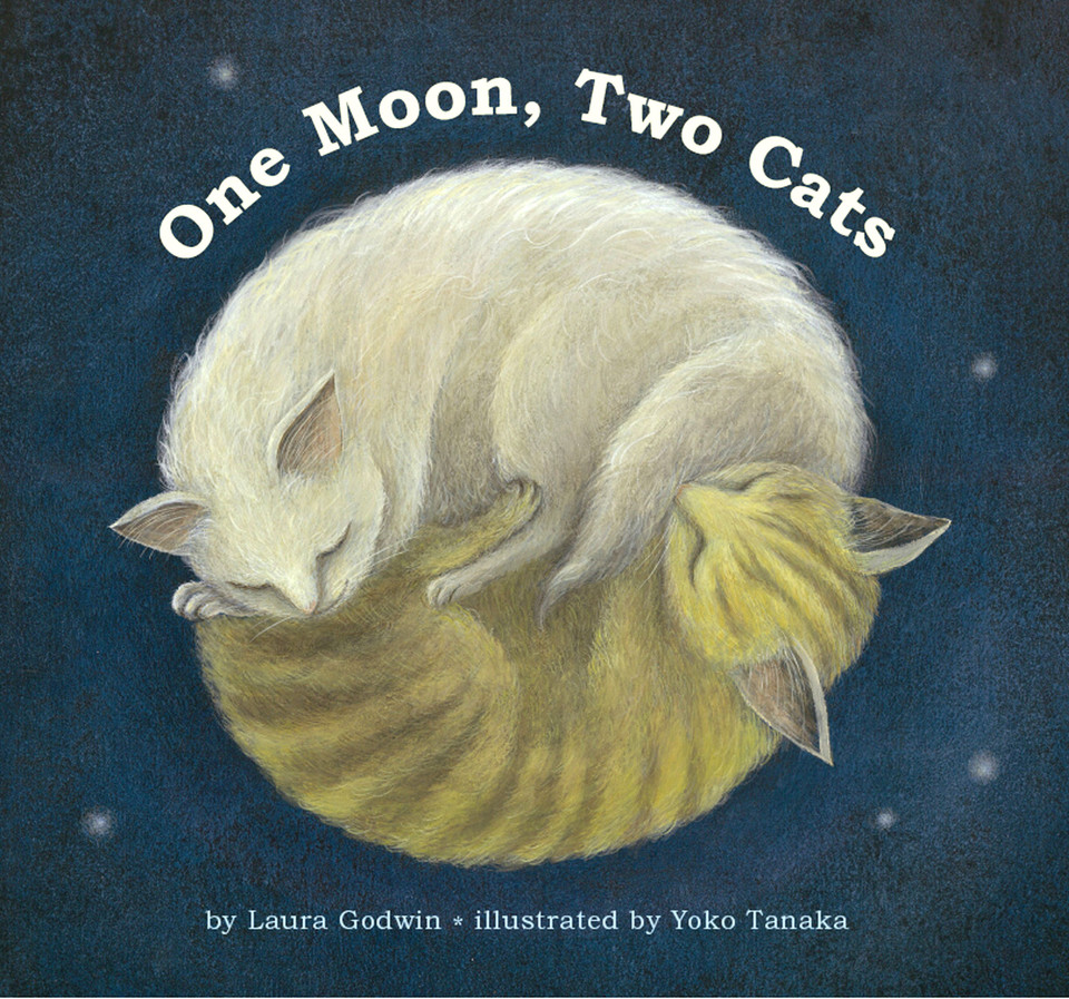 One Moon, Two Cats book cover by Laura Godwin