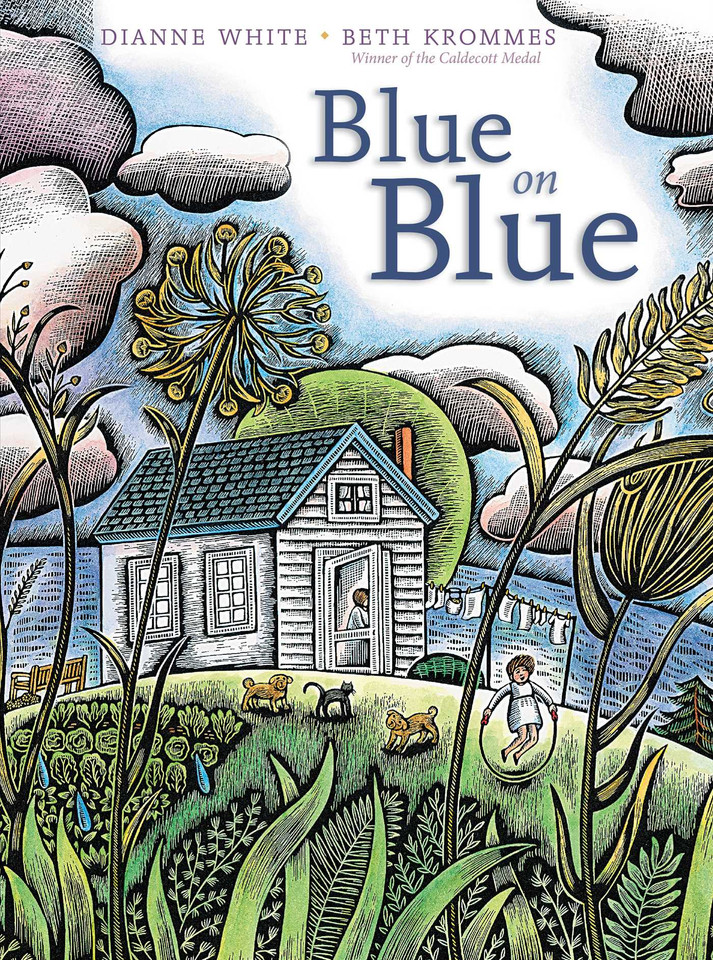 Blue on Blue book cover by Dianne White