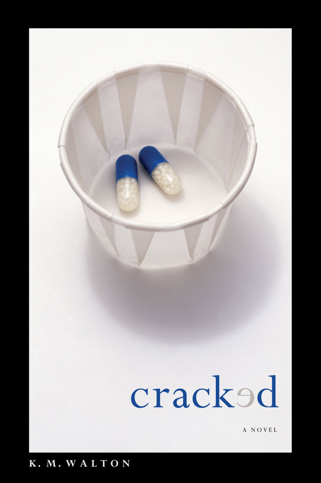 Cracked book cover by K. M. Walton