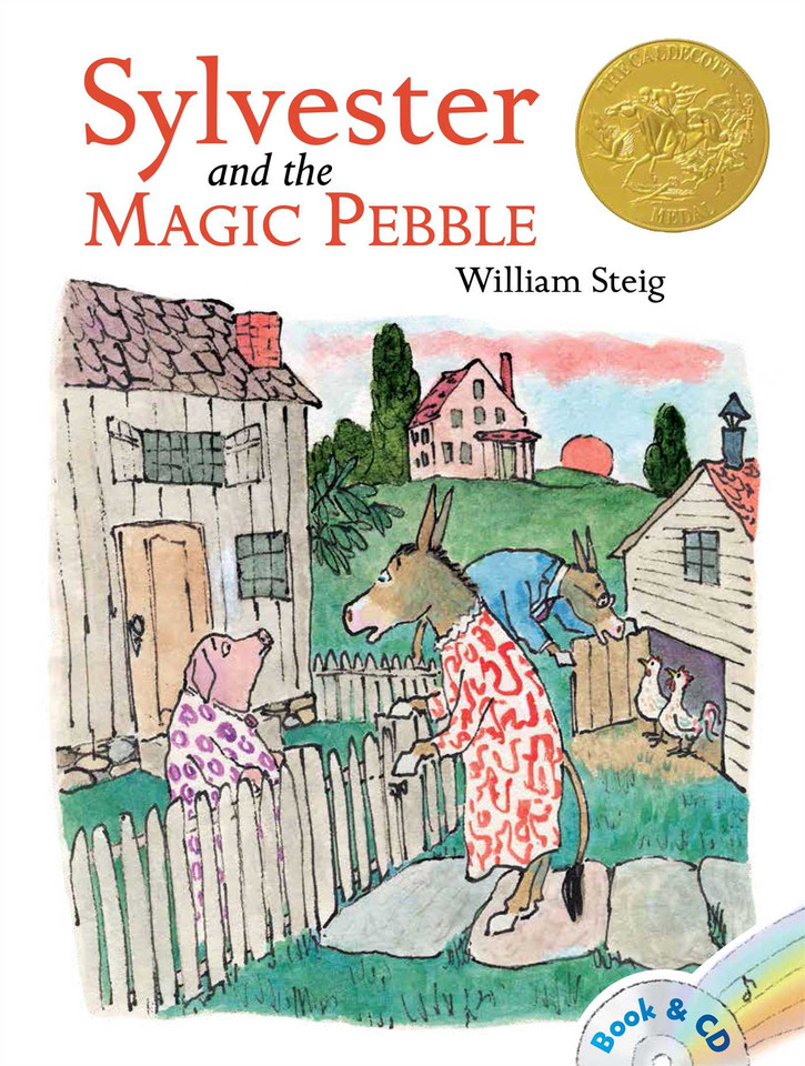 Sylvester and the Magic Pebble: Book and CD book cover by William Steig