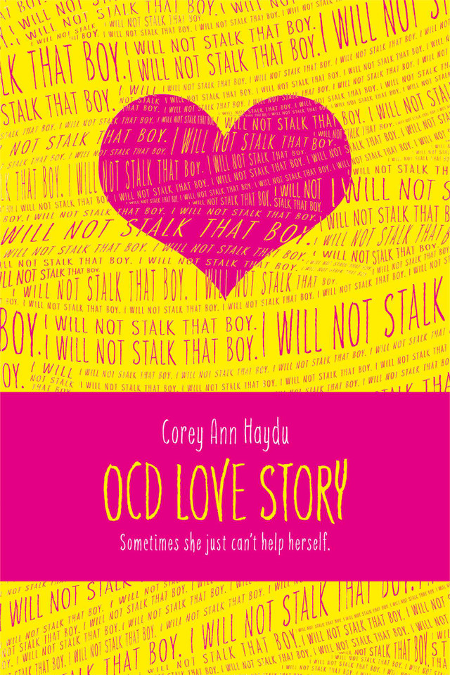 OCD Love Story book cover by Corey Ann Haydu