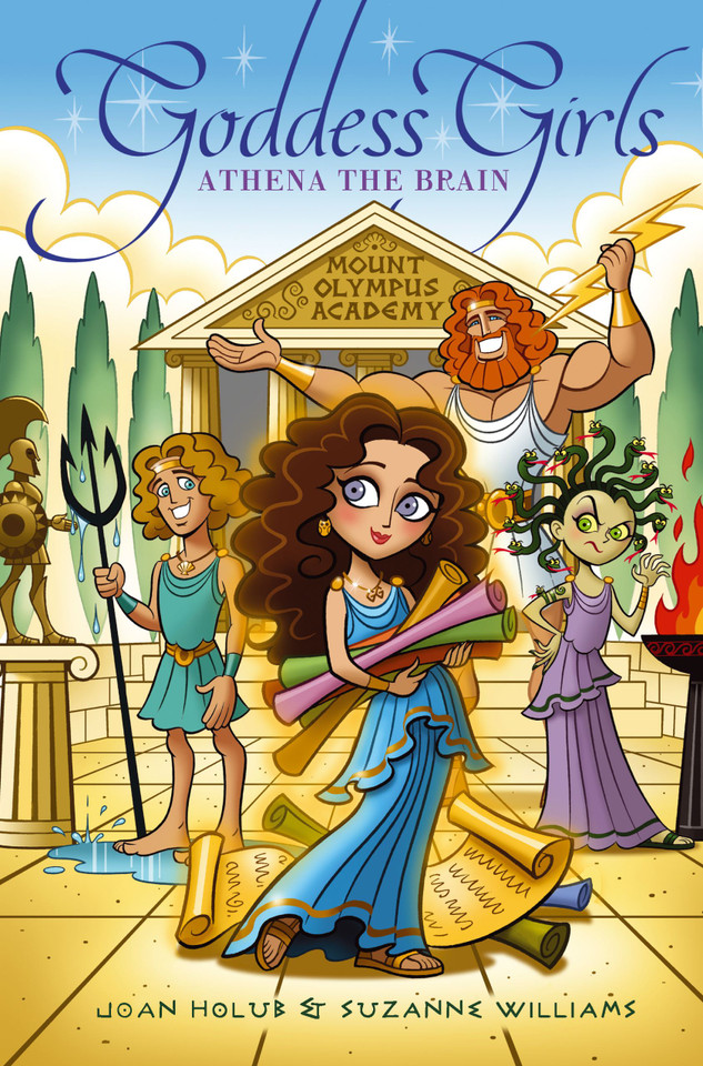 Athena the Brain (Goddess Girls) book cover by Joan Holub, Suzanne Williams