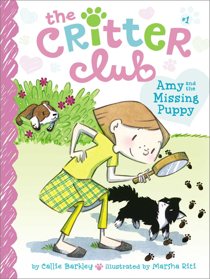 Amy and the Missing Puppy (The Critter Club) book cover by Callie Barkley