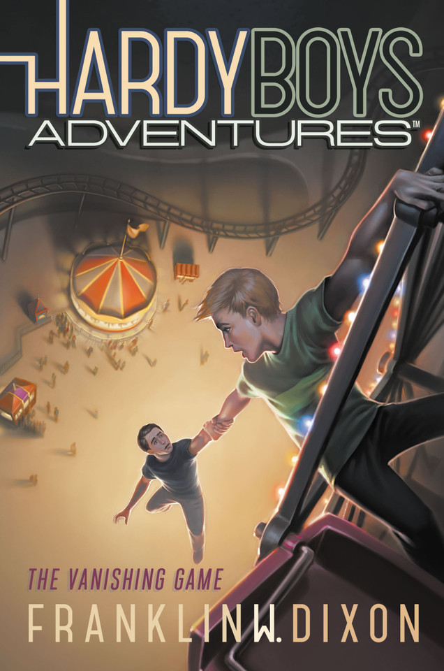 The Vanishing Game (Hardy Boys Adventures) book cover by Franklin W. Dixon