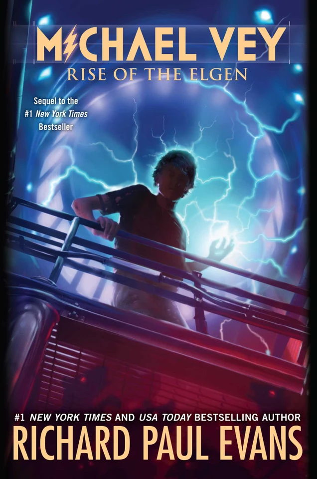 Michael Vey 2: Rise of the Elgen (Michael Vey) book cover by Richard Paul Evans