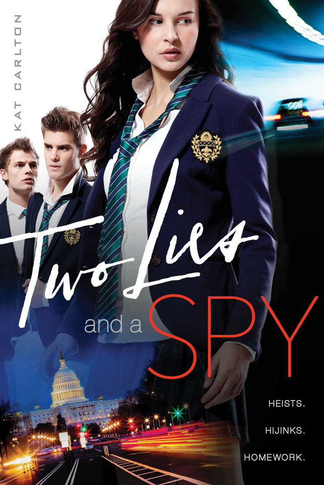 Two Lies and a Spy book cover by Kat Carlton