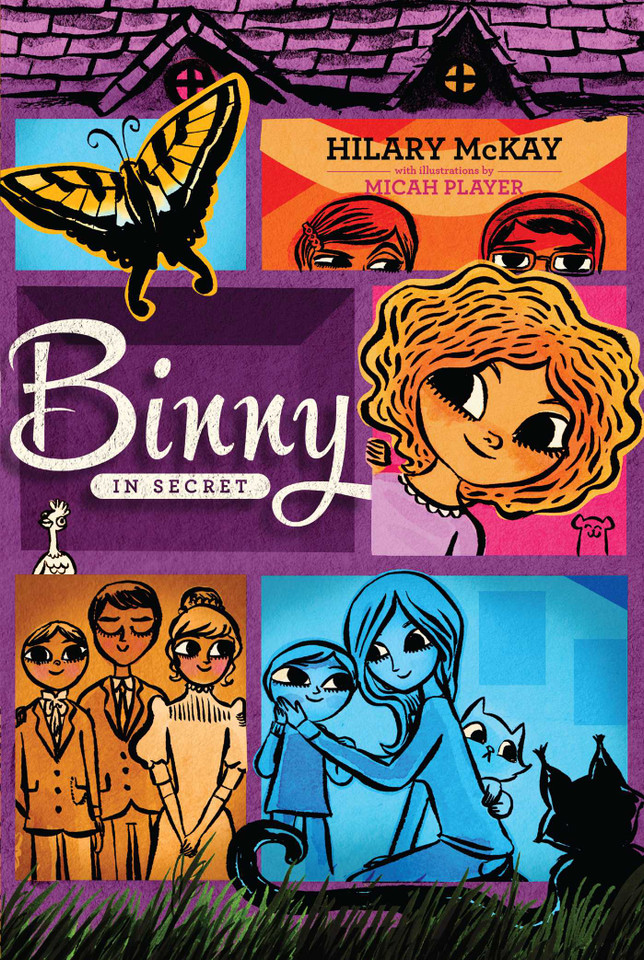 Binny in Secret book cover by Hilary McKay