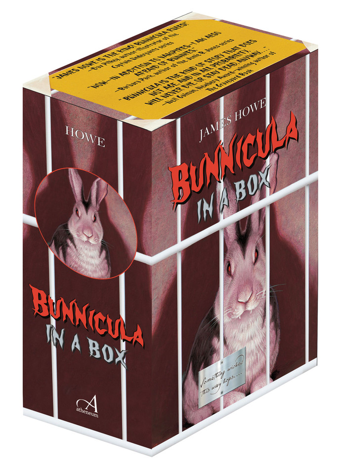 Bunnicula in a Box (Boxed Set): Bunnicula; Howliday Inn; The Celery Stalks at Midnight; Nighty-Nightmare; Return to Howliday Inn; Bunnicula Strikes Again; Bunnicula Meets Edgar Allan Crow (Bunnicula and Friends) book cover by James Howe