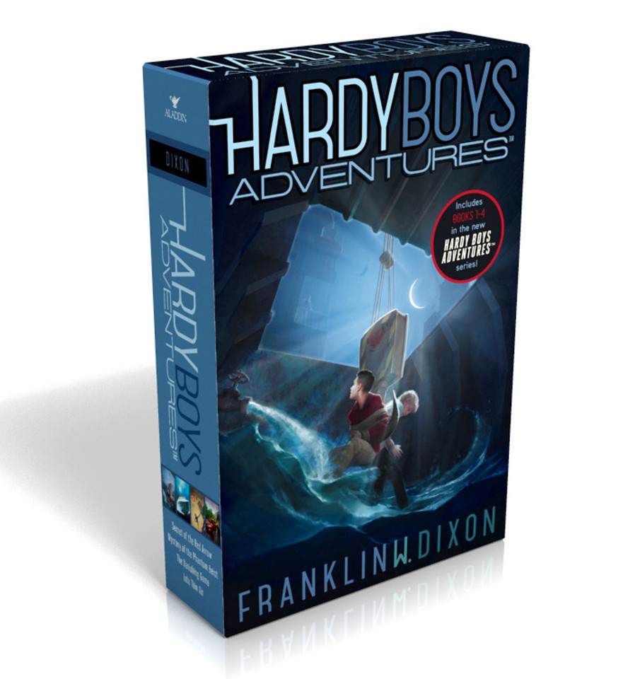 Hardy Boys Adventures (Boxed Set): Secret of the Red Arrow; Mystery of the Phantom Heist; The Vanishing Game; Into Thin Air (Hardy Boys Adventures) book cover by Franklin W. Dixon