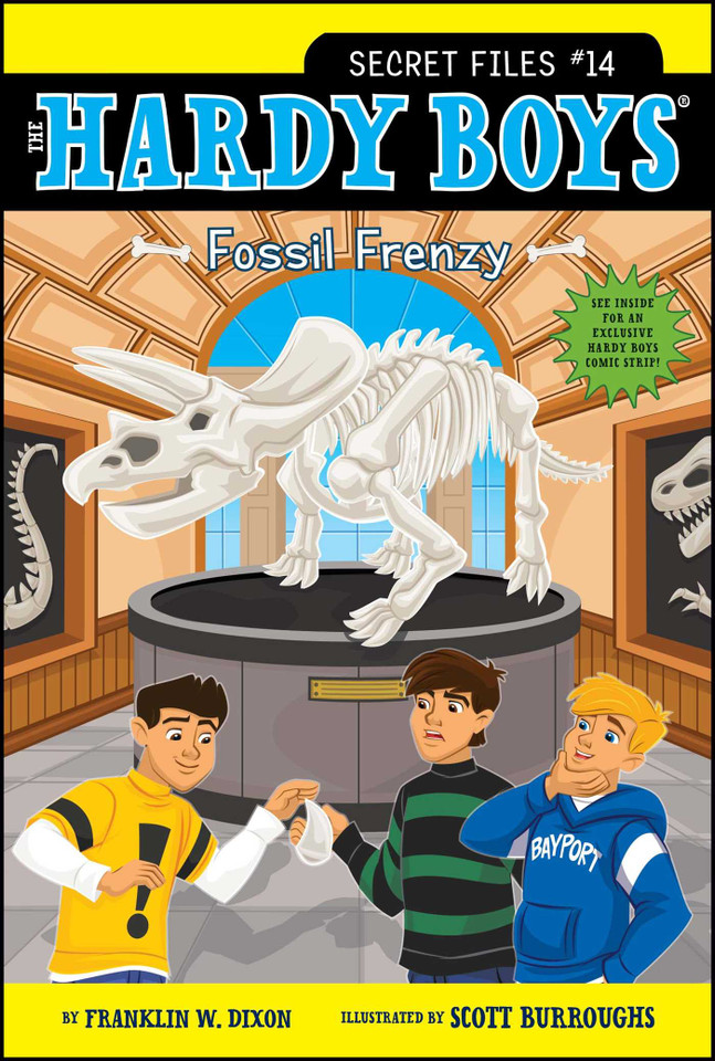 Fossil Frenzy (Hardy Boys: The Secret Files) book cover by Franklin W. Dixon