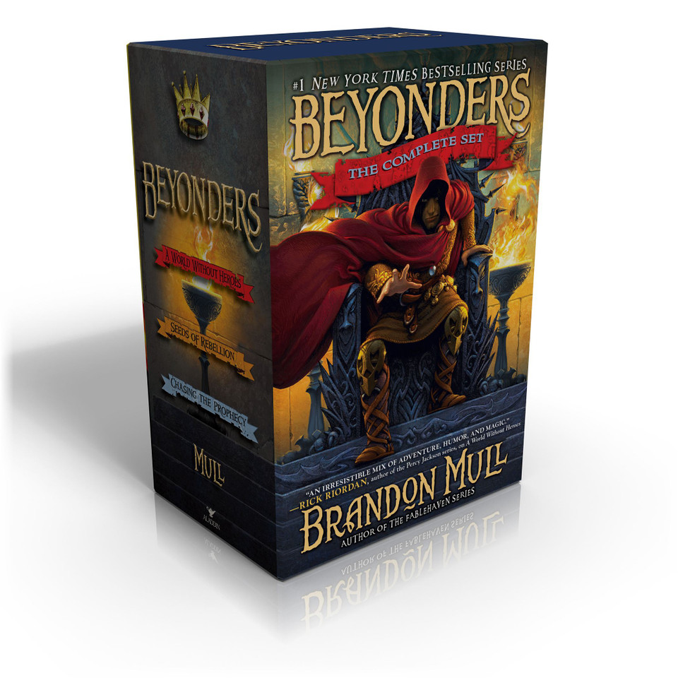 Beyonders The Complete Set (Boxed Set): A World Without Heroes; Seeds of Rebellion; Chasing the Prophecy (Beyonders) book cover by Brandon Mull
