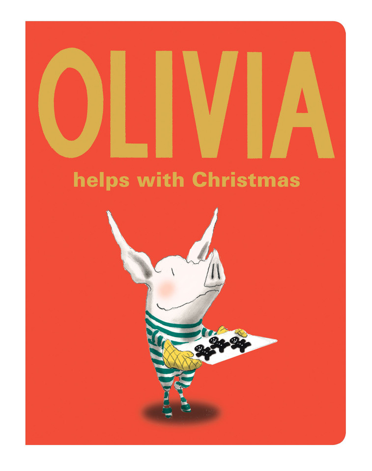 Olivia Helps with Christmas (Classic Board Books) book cover by Ian Falconer